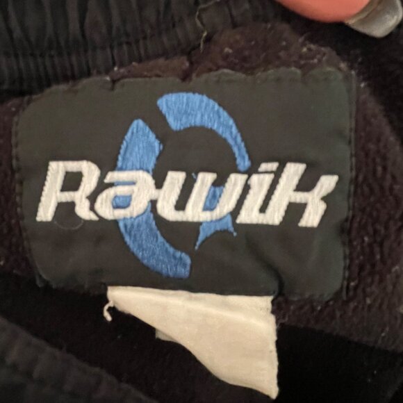 Rawik Black Snow Pants With Elastic Waist & Zipper Pockets Unisex Medium - Picture 6 of 6